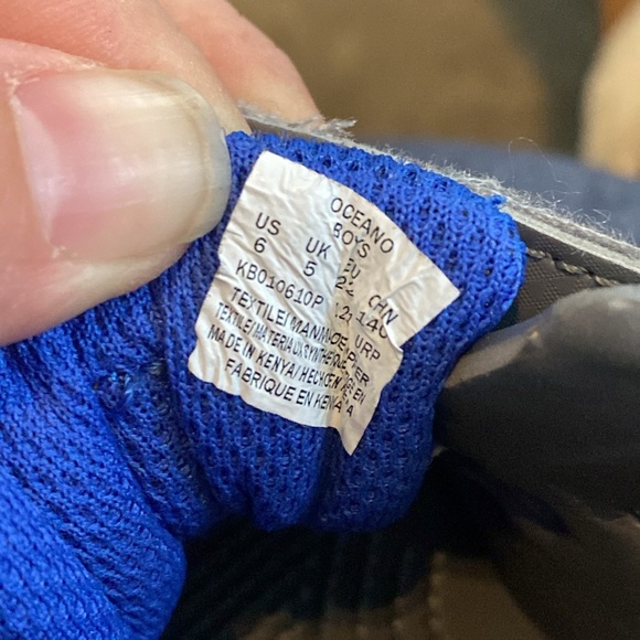 Stride Rite 360 Toddler Shoes (size 6c) Oceano Sandal Gray Blue - Picture 5 of 7